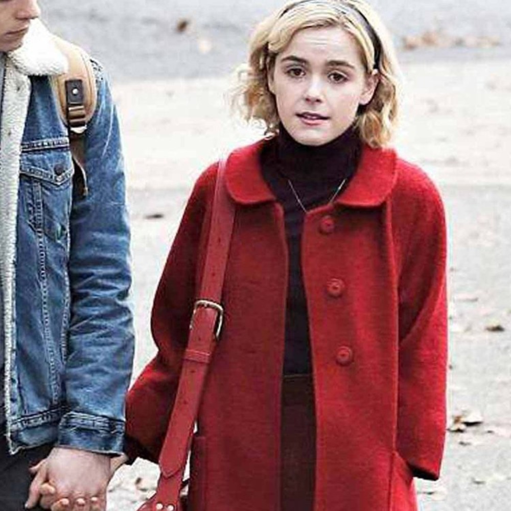Sabrina Spellman red retro hot topic coat